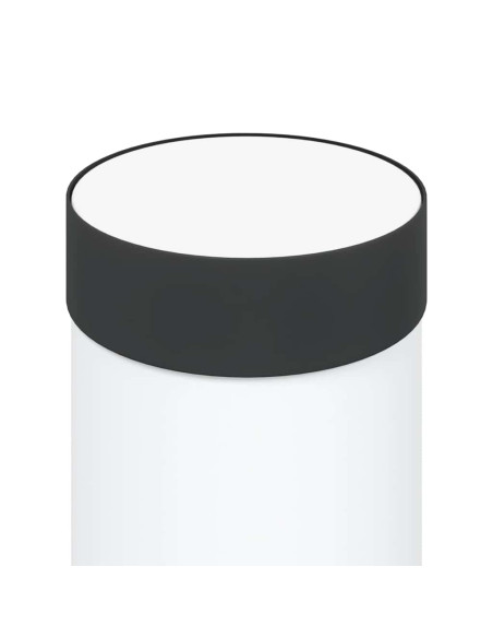 Lampioni a dissuasore con sensore e presa 3 pz 110 cm Acciaio Inox IP44