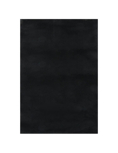 Tappeto Shaggy Nero 240x305 cm in Poliestere