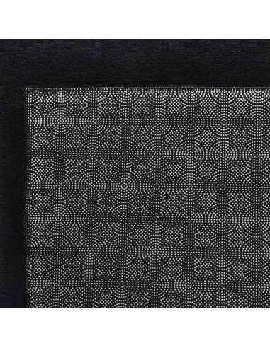 Tappeto Shaggy Nero 240x305 cm in Poliestere