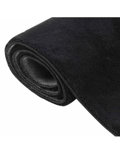Tappeto Shaggy Nero 240x305 cm in Poliestere