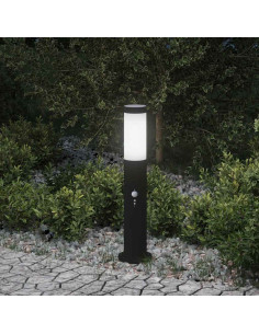 Lampada a paletto con sensore 50 cm Acciaio Inox IP44