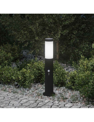 Lampada a paletto con sensore 50 cm Acciaio Inox IP44