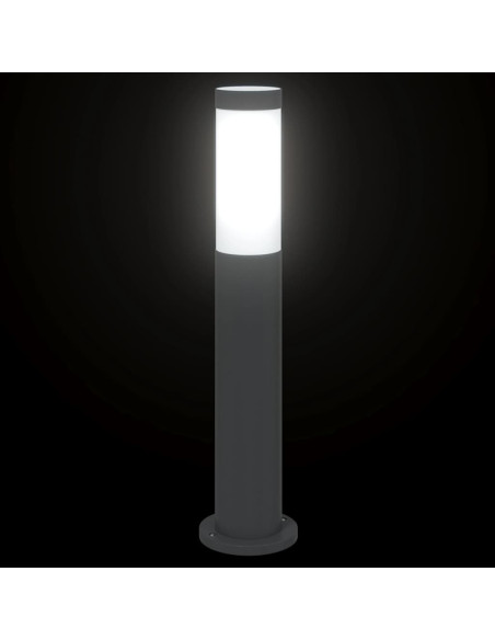 Lampioni a palo 3 pz 50 cm Acciaio Inox IP44
