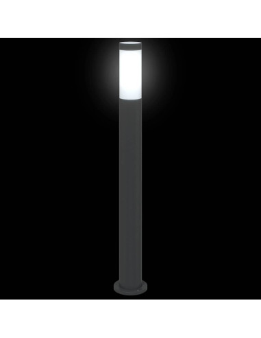 Lampada a paletto 80 cm in Acciaio Inox IP44