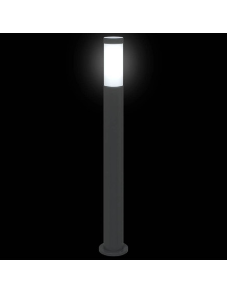 Lampada a paletto 80 cm in Acciaio Inox IP44