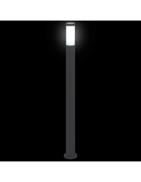 Lampada a paletto 110 cm in Acciaio Inox IP44