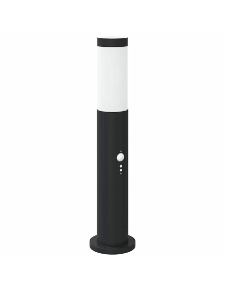 Lampada a paletto con sensore 50 cm Acciaio Inox IP44