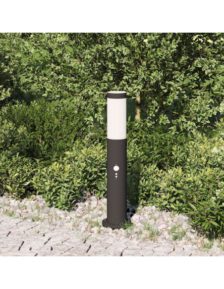 Lampada a paletto con sensore 50 cm Acciaio Inox IP44