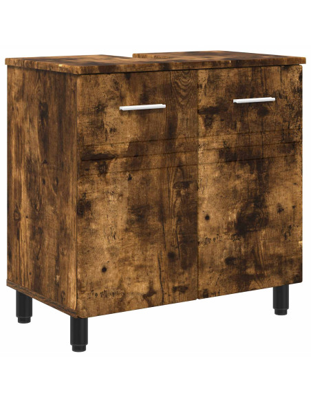 Mobiletto da bagno Rovere Fumo 60 x 35 x 60 cm