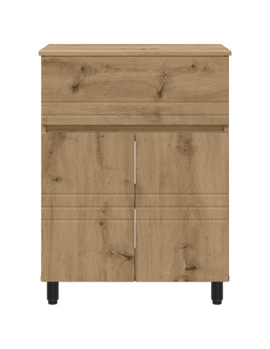 Mobiletto da bagno Rovere Artigianale 60 x 35 x 80 cm