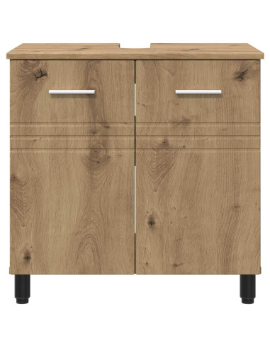 Mobiletto da bagno Rovere Artigianale 60 x 35 x 60 cm