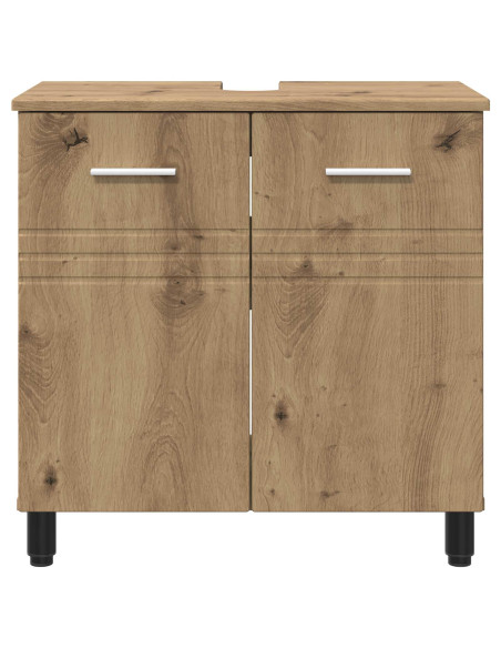 Mobiletto da bagno Rovere Artigianale 60 x 35 x 60 cm