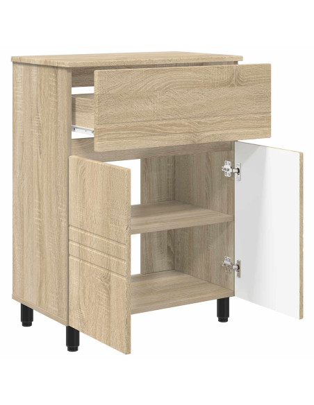 Mobiletto da bagno Rovere Sonoma 60 x 35 x 80 cm