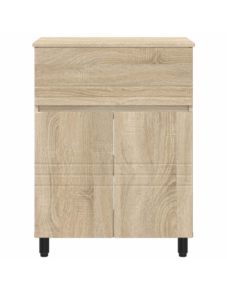 Mobiletto da bagno Rovere Sonoma 60 x 35 x 80 cm