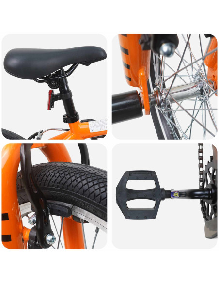 BMX 16 Pollici per 5-8 anni Arancione