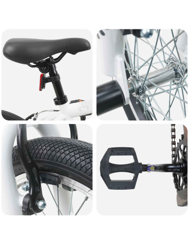 BMX 20 Pollici per oltre 9 anni Bianco