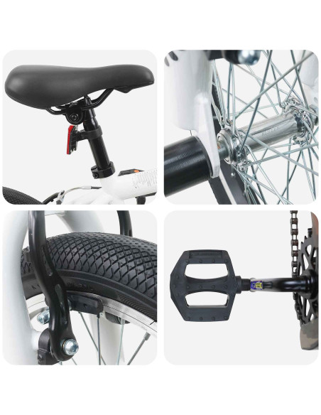 BMX 20 Pollici per oltre 9 anni Bianco