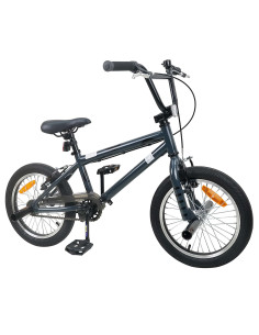 BMX 16 Pollici per 5-8 anni Grigio Scuro 2