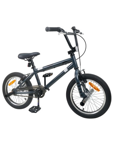 BMX 16 Pollici per 5-8 anni Grigio Scuro