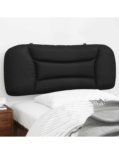 Cuscino testiera Hvar Nero 100 cm in Similpelle