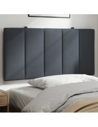 Cuscino testiera Hanko Grigio Scuro 100 cm Velluto