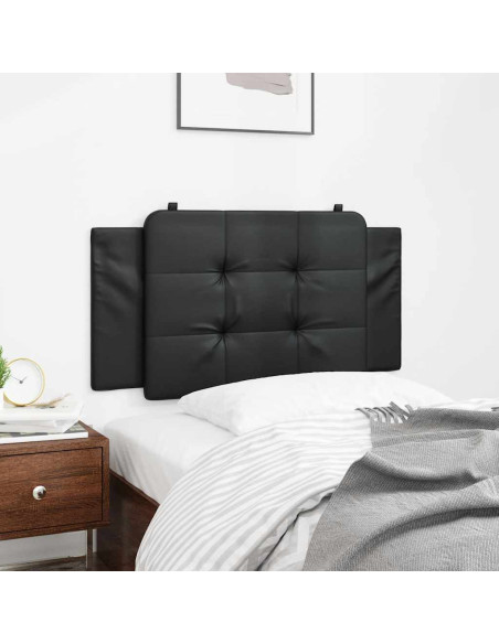 Cuscino testiera Zadar Nero 100 cm in Similpelle