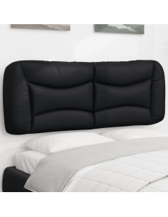 Cuscino testiera Nero 135 cm in Similpelle
