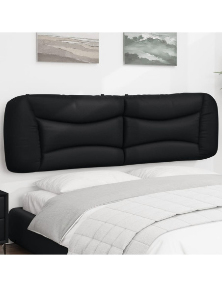 Cuscino testiera Nero 180 cm in Similpelle