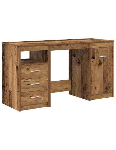 Scrivania con armadietto Legno Antico in Legno Multistrato