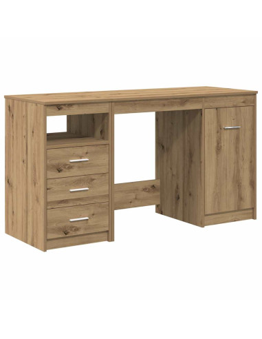 Scrivania con armadietto in Legno Multistrato Rovere Artigianale