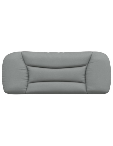 Cuscino testiera Hvar Grigio Chiaro 100 cm in Tessuto