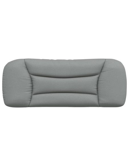 Cuscino testiera Hvar Grigio Chiaro 100 cm in Tessuto