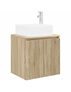 Mobile Lavabo da Parete Rovere Sonoma 53 x 35 x 63 cm