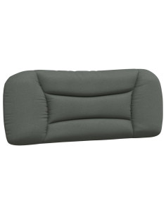 Cuscino testiera Hvar Grigio Scuro 100 cm in Tessuto 2
