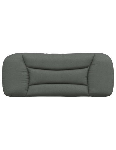 Cuscino testiera Hvar Grigio Scuro 100 cm in Tessuto