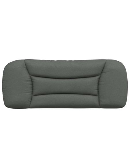 Cuscino testiera Hvar Grigio Scuro 100 cm in Tessuto