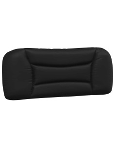 Cuscino testiera Hvar Nero 100 cm in Similpelle 2