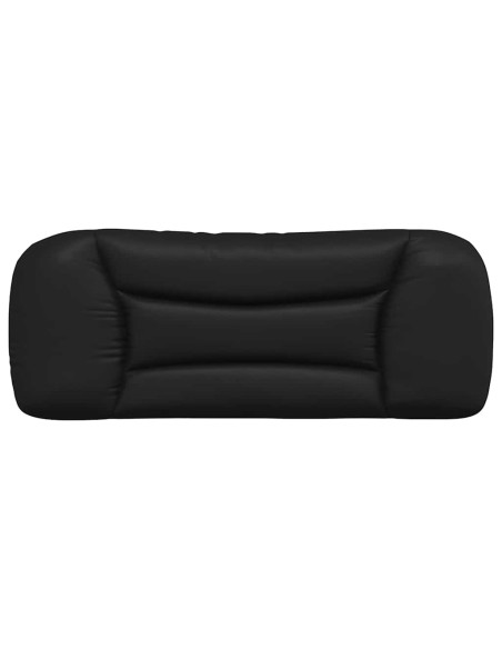 Cuscino testiera Hvar Nero 100 cm in Similpelle