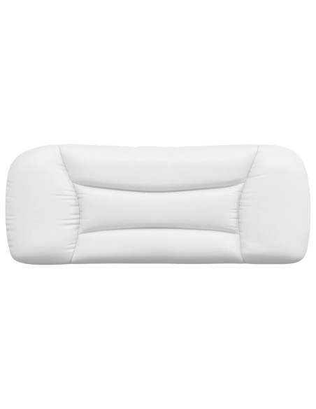 Cuscino testiera Hvar Bianco 100 cm in Similpelle