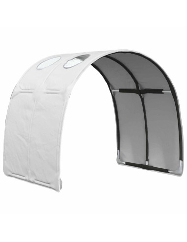 Tunnel per Letto 2 pcs Bianco 211 x 67.5 x 2 cm Poliestere