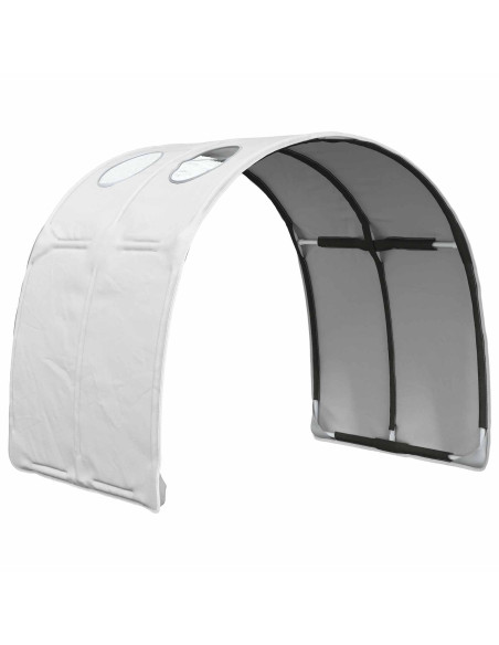 Tunnel per Letto 2 pcs Bianco 211 x 67.5 x 2 cm Poliestere