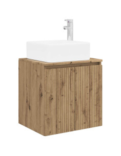Mobile Lavabo da Parete Rovere Artigianale 53 x 35 x 63 cm