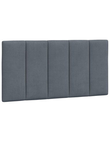 Cuscino testiera Hanko Grigio Scuro 100 cm Velluto