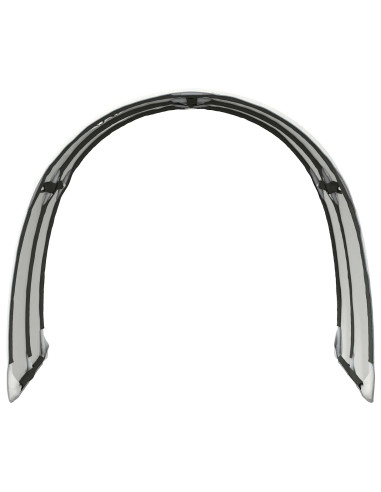 Tunnel per Letto 2 pcs Bianco 211 x 67.5 x 2 cm Poliestere