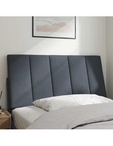 Cuscino testiera Hanko Grigio Scuro 100 cm Velluto