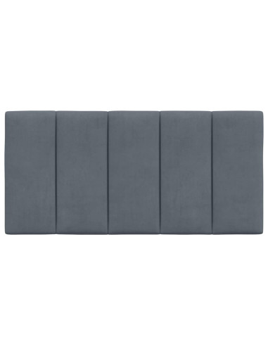 Cuscino testiera Hanko Grigio Scuro 100 cm Velluto
