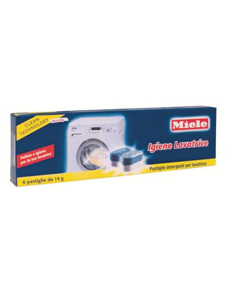 Detergente pulizia lavatrice Miele EC037735 Tabs Igienizzante