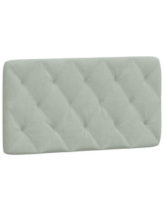 Cuscino testiera Grigio Chiaro 100 cm in Velluto 2