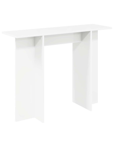 Tavolo consolle Bianco 100 x 30 x 75 cm Legno ingegnerizzato