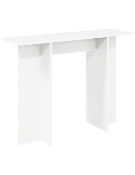 Tavolo consolle Bianco 100 x 30 x 75 cm Legno ingegnerizzato